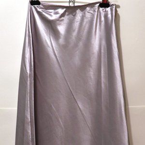 Silver Mid Length Skirt